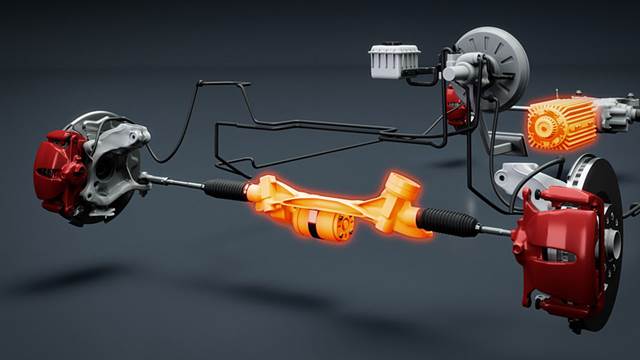 Automotive drivetrain with rotor shaft and motor housing heated by ENRX induction technology for precision assembly and energy-efficient manufacturing