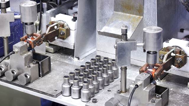 ENRX Automated Induction Brazing Cell for Banjo Nipples