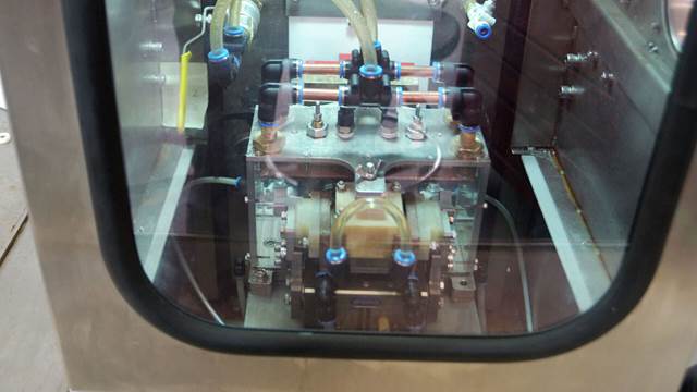 ENRX induction brazing system operating in a controlled atmosphere chamber