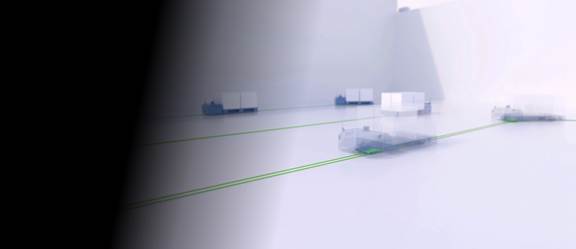 ENRX Power Floor inductive power transfer system supplying energy to automated guided vehicles in a smart factory