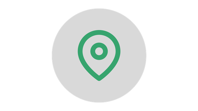 Green location pin icon representing ENRX offices and global locations.