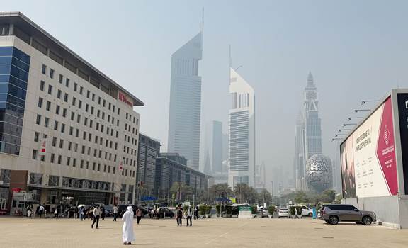 ENRX Cityscape Dubai skyscrapers in the background