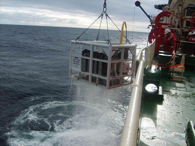 ENRX induction preheating system used in offshore operations for precise, contactless heating of subsea components prior to welding or coating.