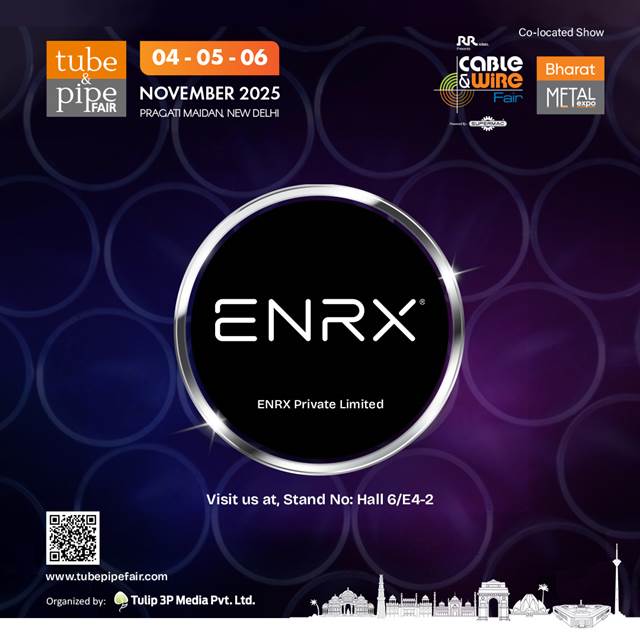 NRX participation at Tube & Pipe Fair India 2025 in New Delhi – Stand Hall 6/E4-2