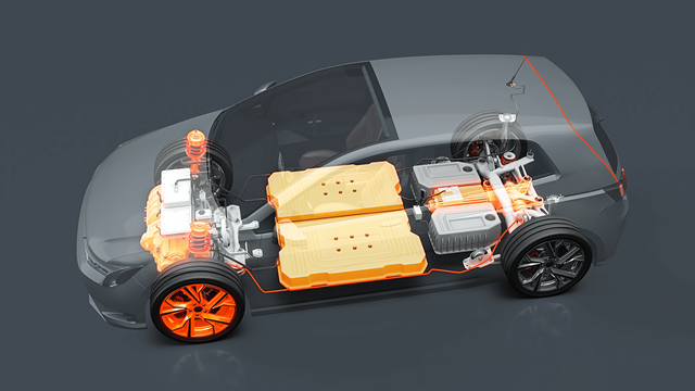 Induction heating for metal heat treatment of body panel, chassis, driveline, electrical or engine part of a vehicle. 