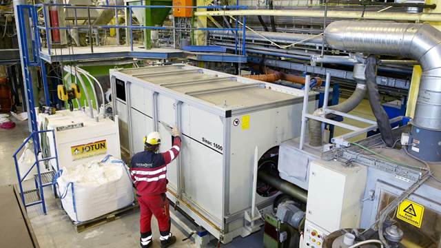 ENRX Sinac induction heating equipment used for preheating components