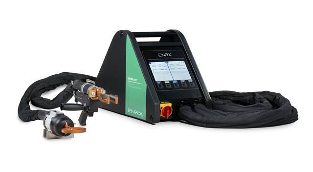 ENRX Minac mobile induction heat generator with twin HHT outputs and handheld transformer