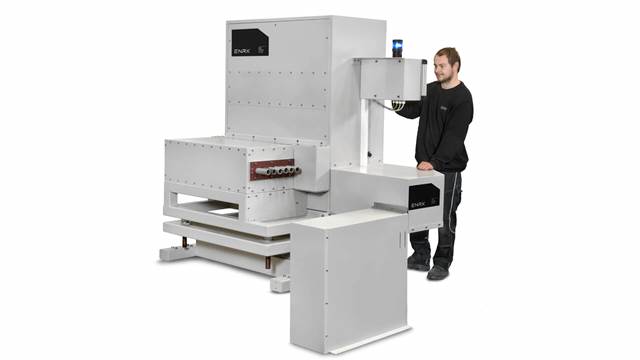 ENRX SINAC industrial induction heating system used for high‑capacity wire and cable heating processes