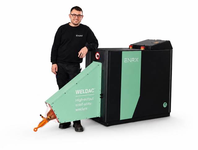 ENRX Weldac 03 compact high-frequency induction welder for tube and pipe production
