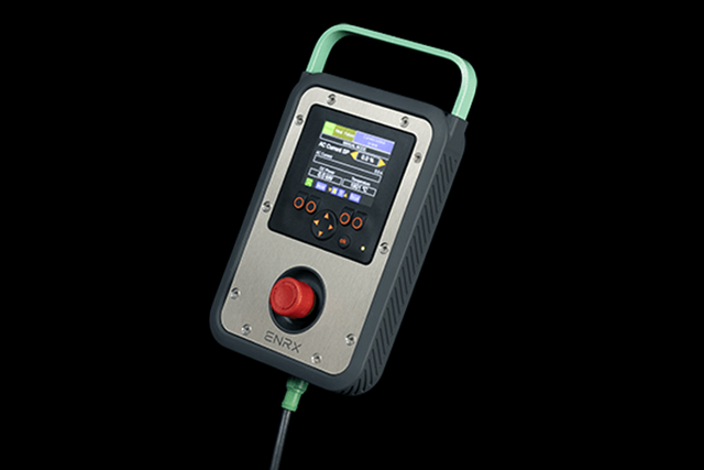 Unidad de control externa (ECU) ENRX con pantalla activa para el sistema de calentamiento por inducción refrigerado por aire Ventac