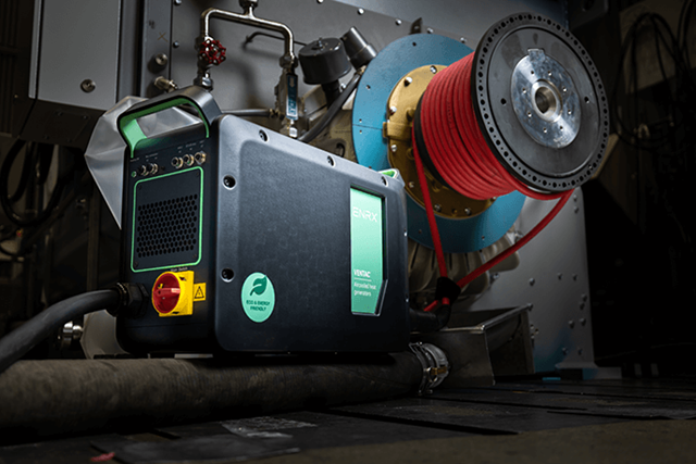 ENRX Ventac air‑cooled induction heating system used for industrial shrink‑fitting applications