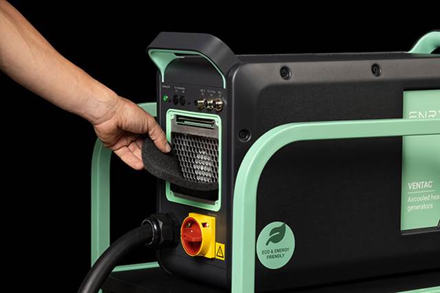 Ventac air cooled converter change of air filter