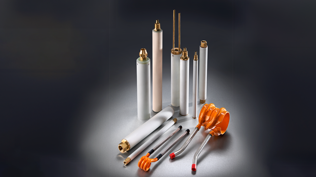 ENRX consumables including ferrite cores, induction coils, and impeders for high-performance tube welding and induction heating applications