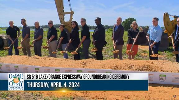 Groundbreaking ceremony for a new expressway project featuring ENRX-supported inductive charging infrastructure