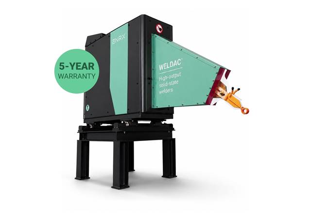 ENRX Weldac 03 with 5-year warranty for inverter modules and driver cards