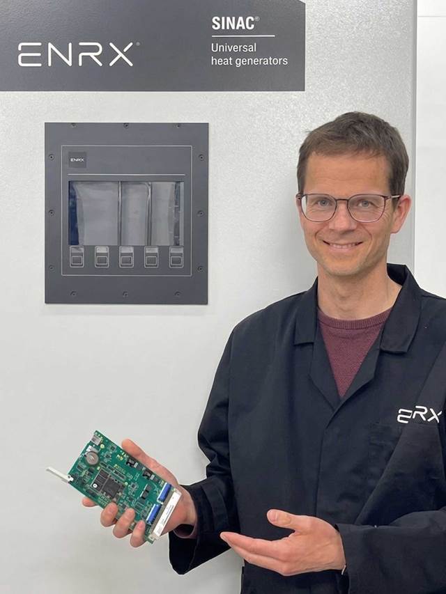 Erik Stjernholm Hoff, ENRX R&D Engineer, working on high-precision control systems in Skien, Norway.