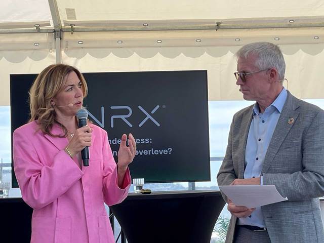 Thina Saltvedt, Chief Analyst at Nordea, in conversation with moderator Bård Stranheim