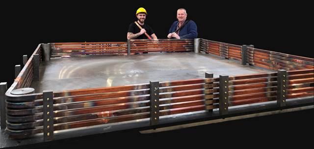 Large and spectacular induction coil